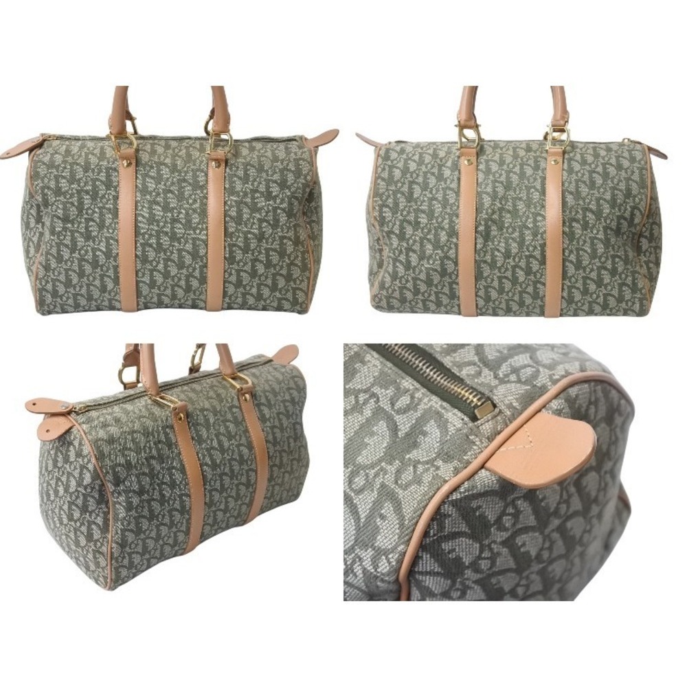 Dior Green Handbag Khaki Speedy Christian Galliano